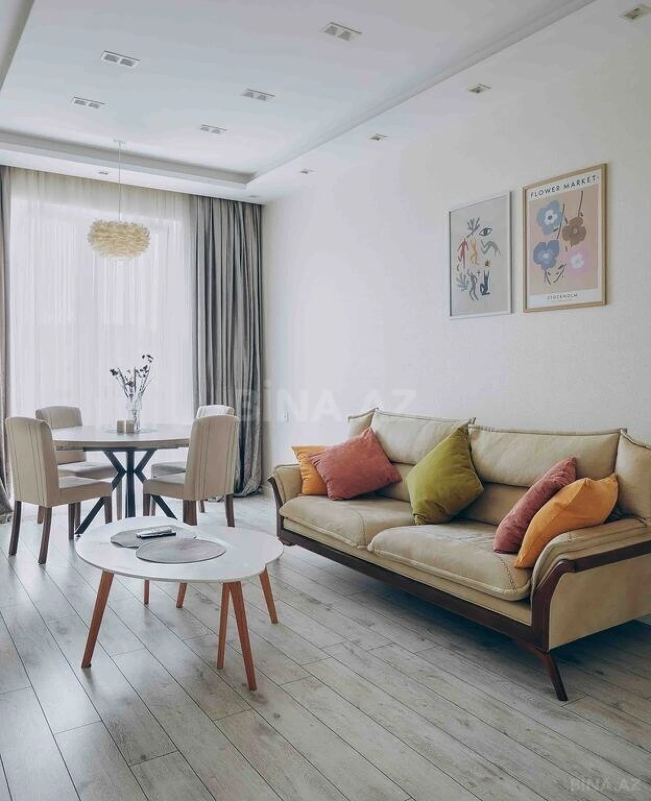 Kirayə verilir 2 otaqlı mənzil 55 m²