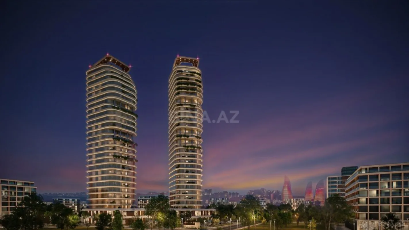 Satılır 3 otaqlı mənzil 119.6 m²