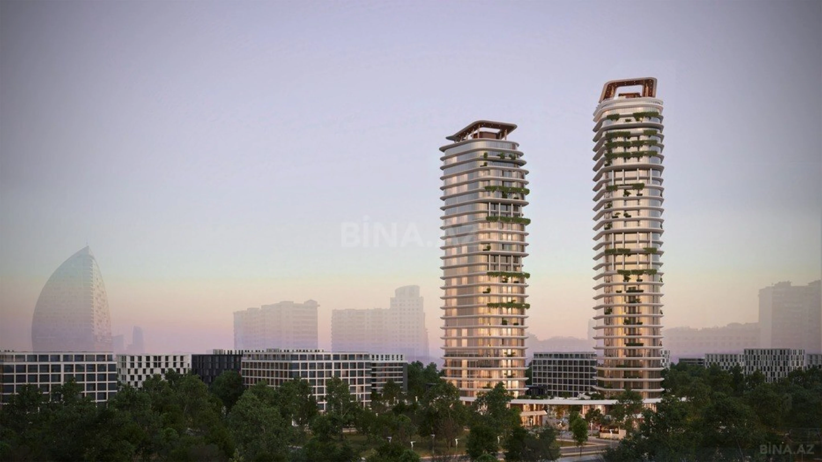 Satılır 6 otaqlı mənzil 361 m²