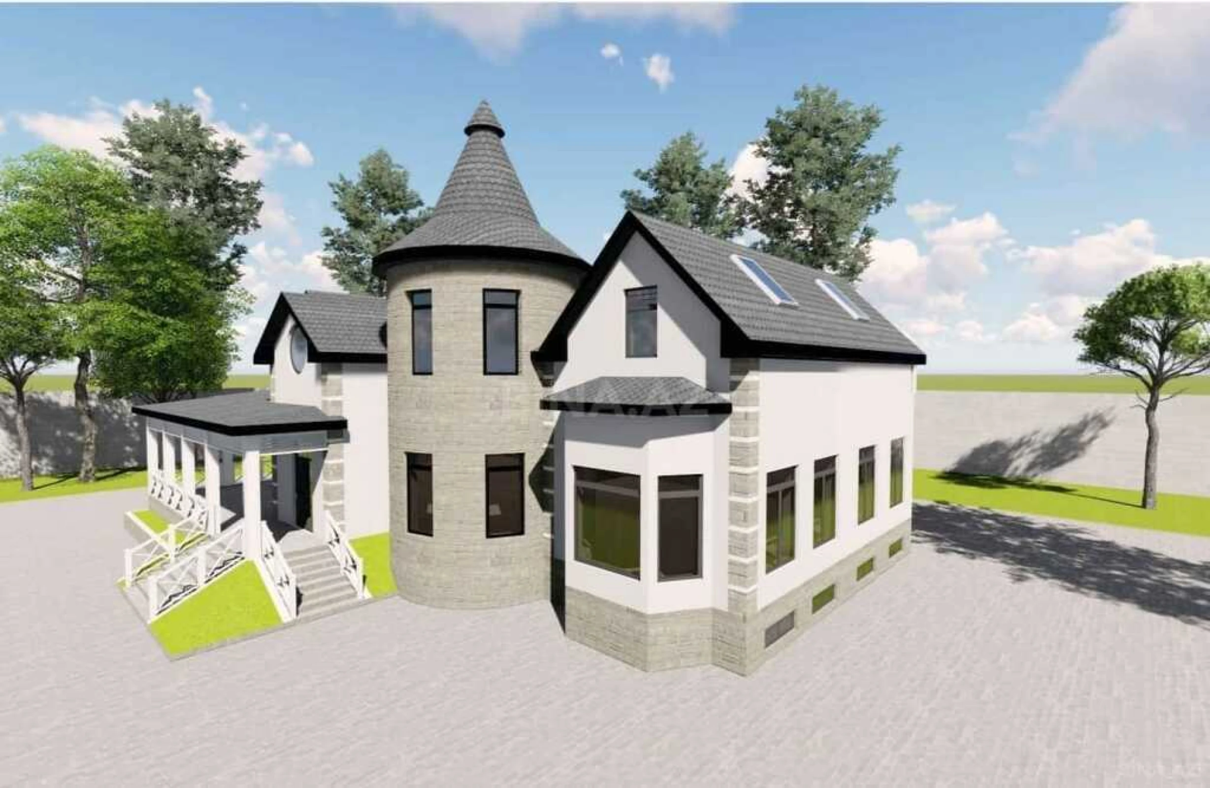 Satılır 7 otaqlı həyət evi 750 m²