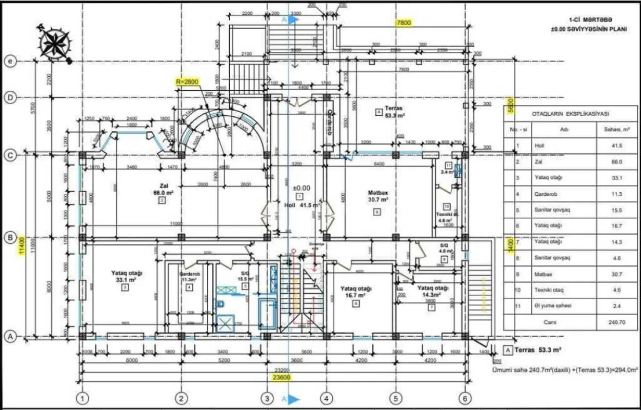 Satılır 7 otaqlı həyət evi 750 m²