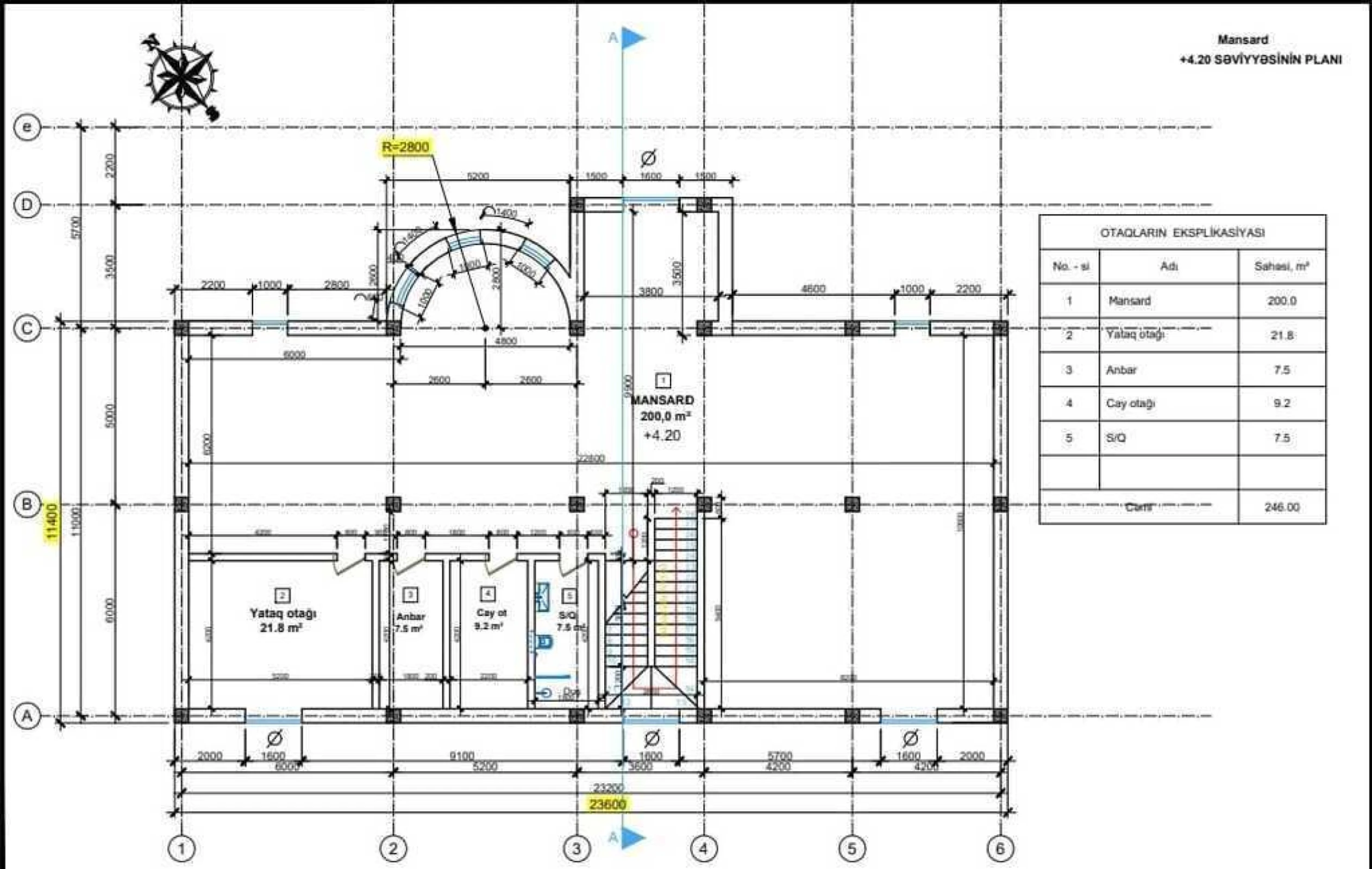Satılır 7 otaqlı həyət evi 750 m²