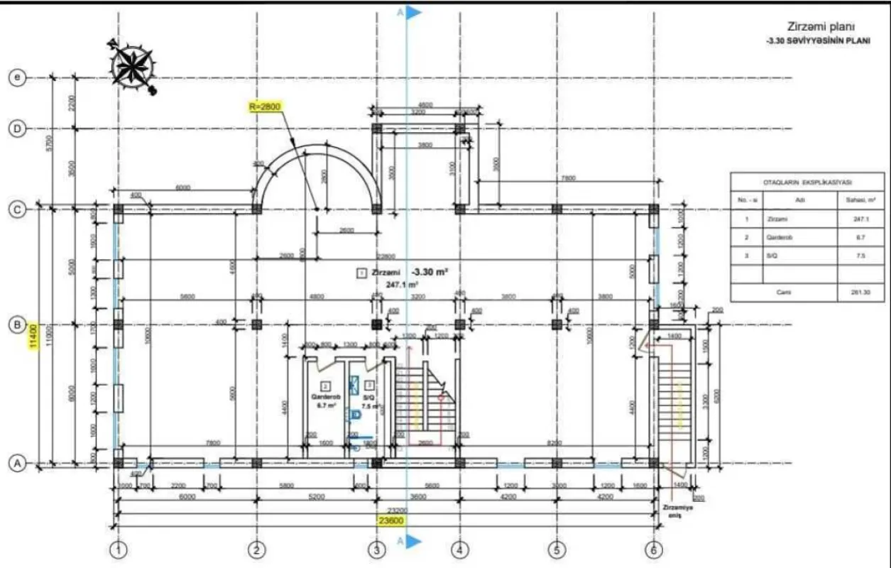 Satılır 7 otaqlı həyət evi 750 m²