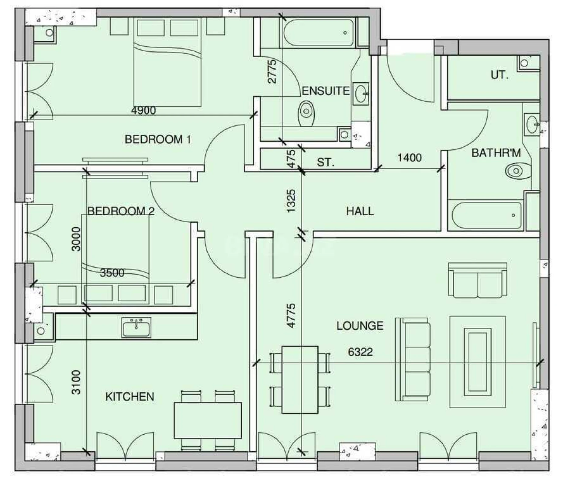 Satılır 3 otaqlı mənzil 112.6 m²