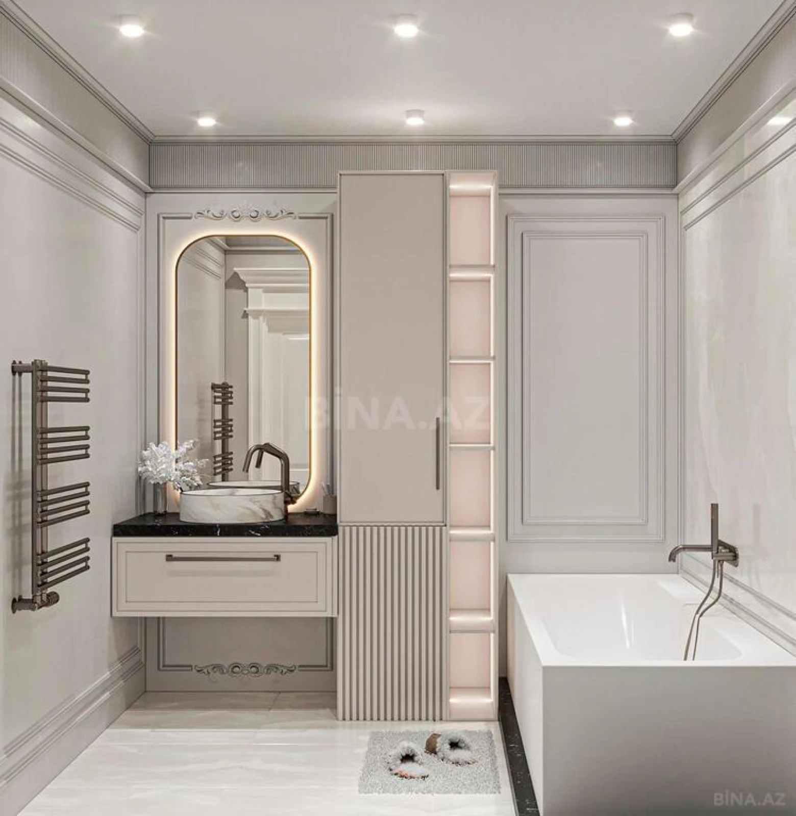 Satılır 3 otaqlı mənzil 154 m²