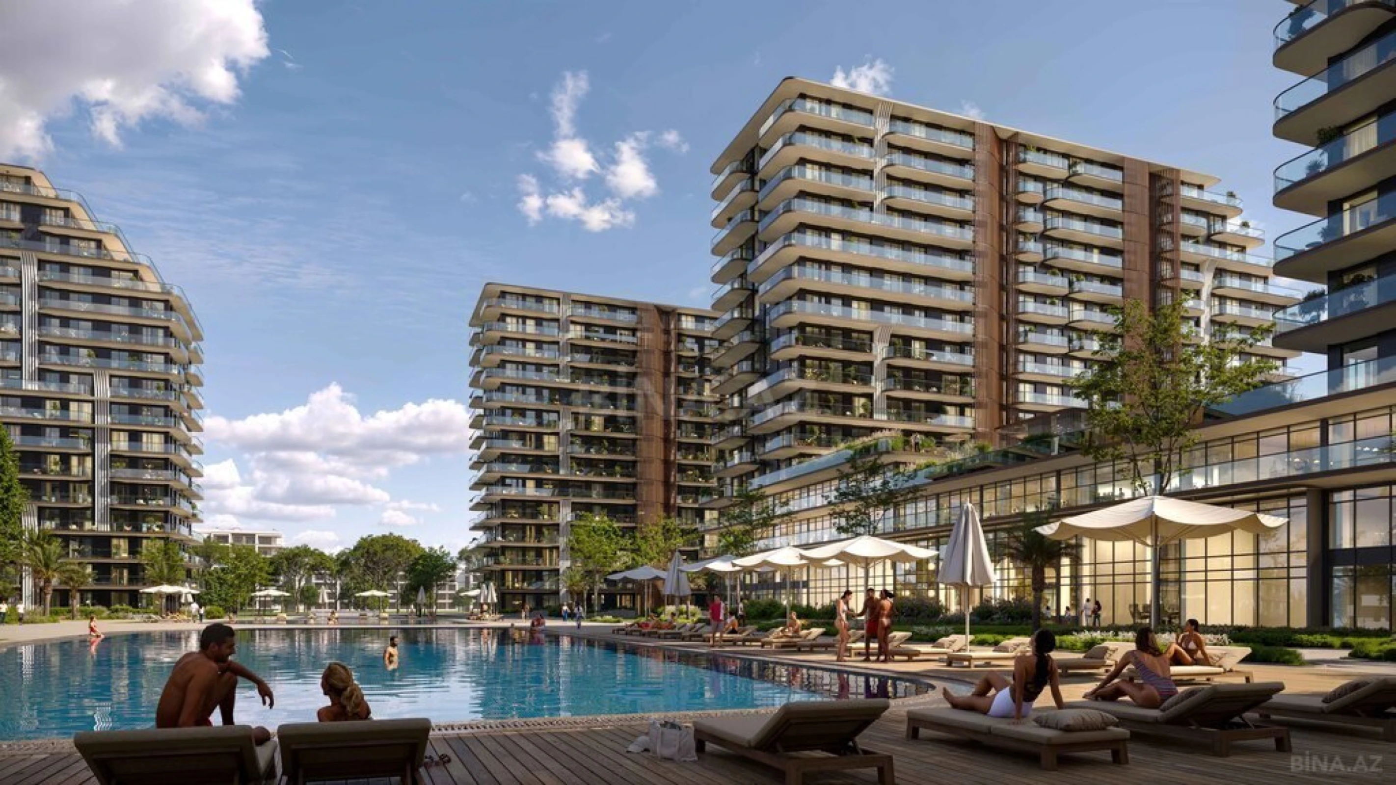 Satılır 2 otaqlı mənzil 76.7 m²