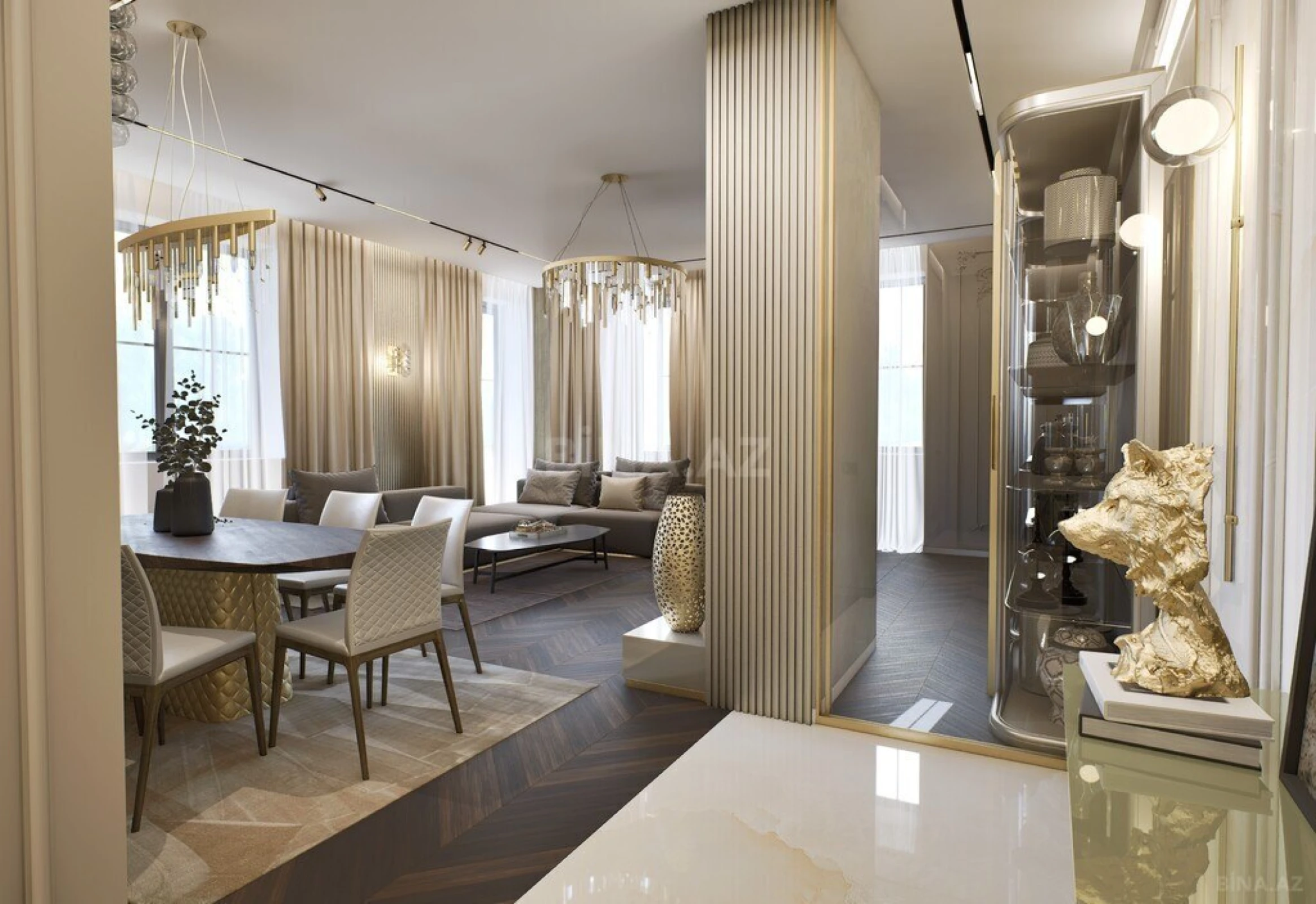 Satılır 5 otaqlı mənzil 250 m²