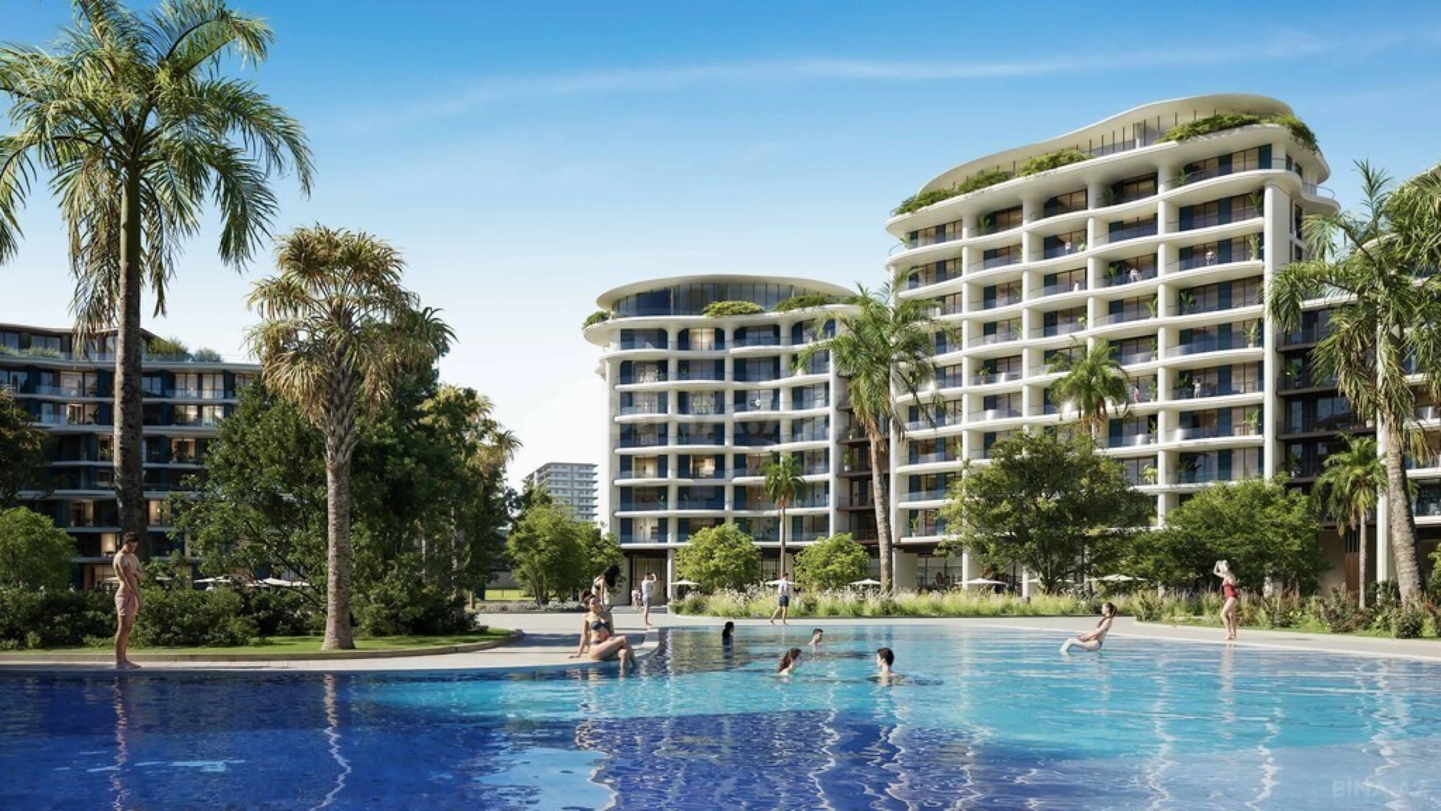 Satılır 1 otaqlı mənzil 55.4 m²