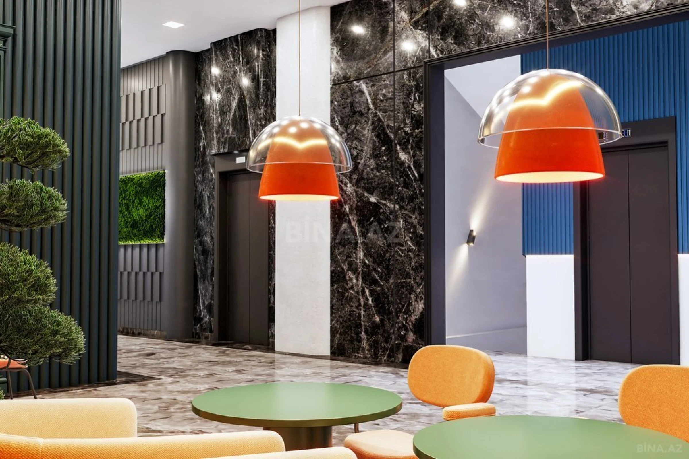 Kirayə verilir 4 otaqlı ofis 106 m²