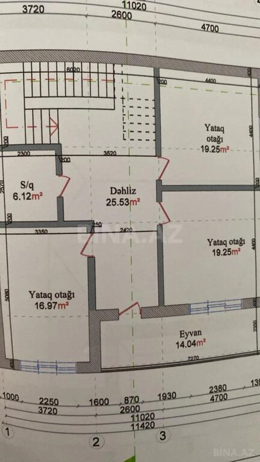 Satılır 4 otaqlı həyət evi 240 m²