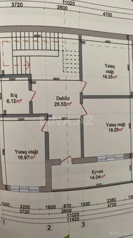 Satılır 4 otaqlı həyət evi 240 m²