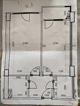 Satılır 2 otaqlı mənzil 55 m²