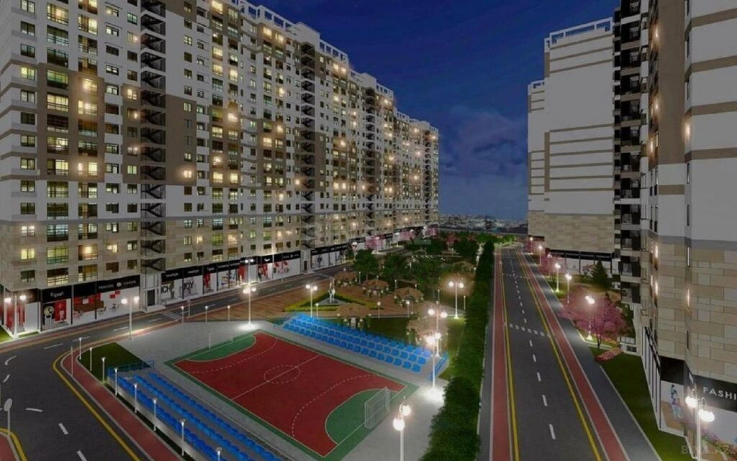 Satılır 2 otaqlı mənzil 47 m²