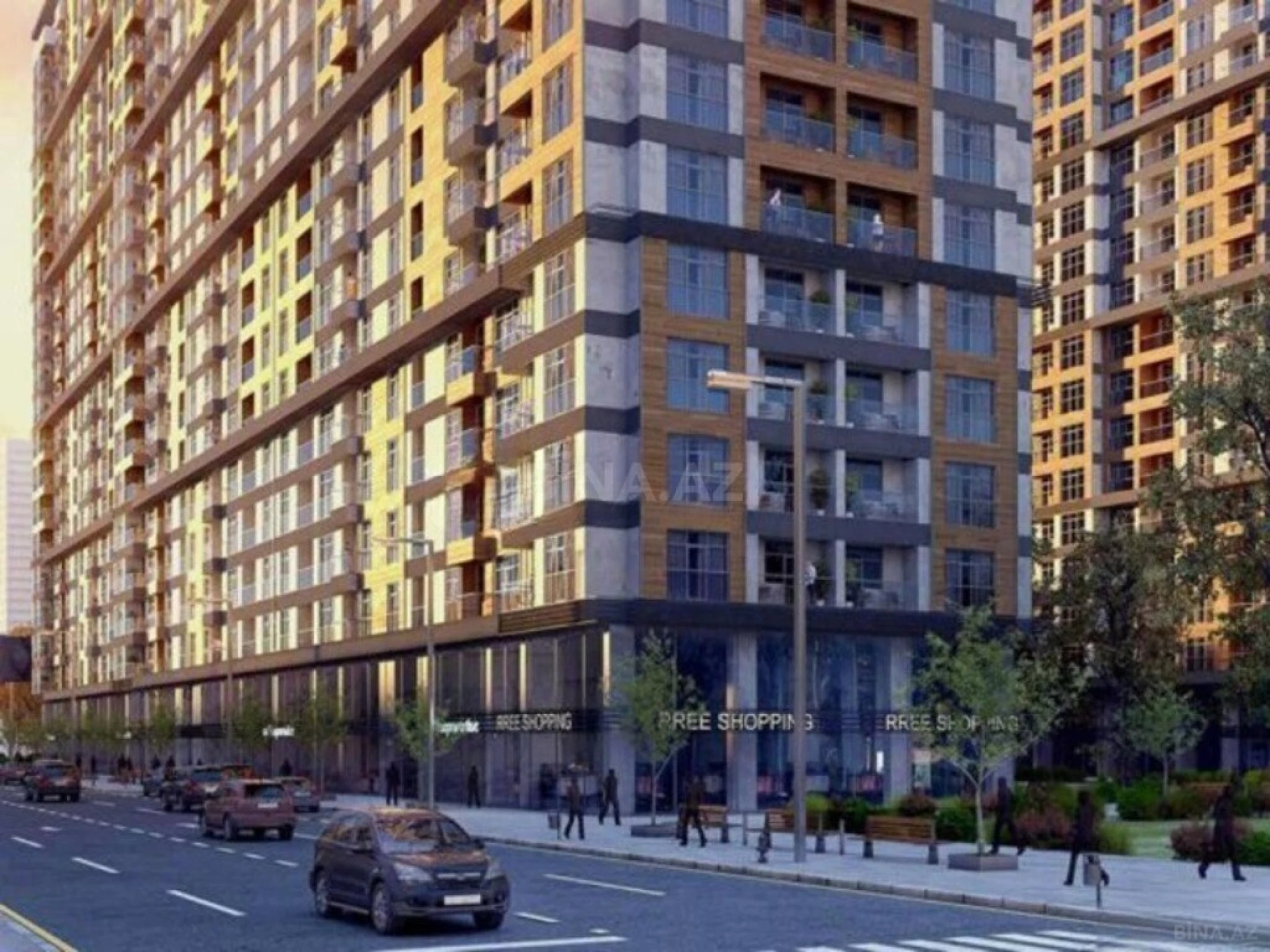 Satılır 2 otaqlı mənzil 55 m²