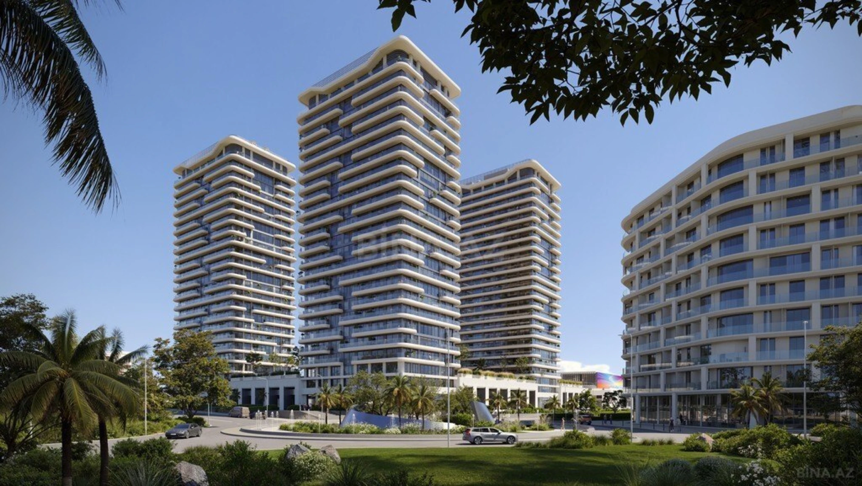 Satılır 2 otaqlı mənzil 88.8 m²