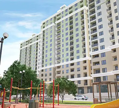 Satılır 2 otaqlı mənzil 98.3 m² — Bakı, Yeni Günəşli 2 otaq 98.30 m²