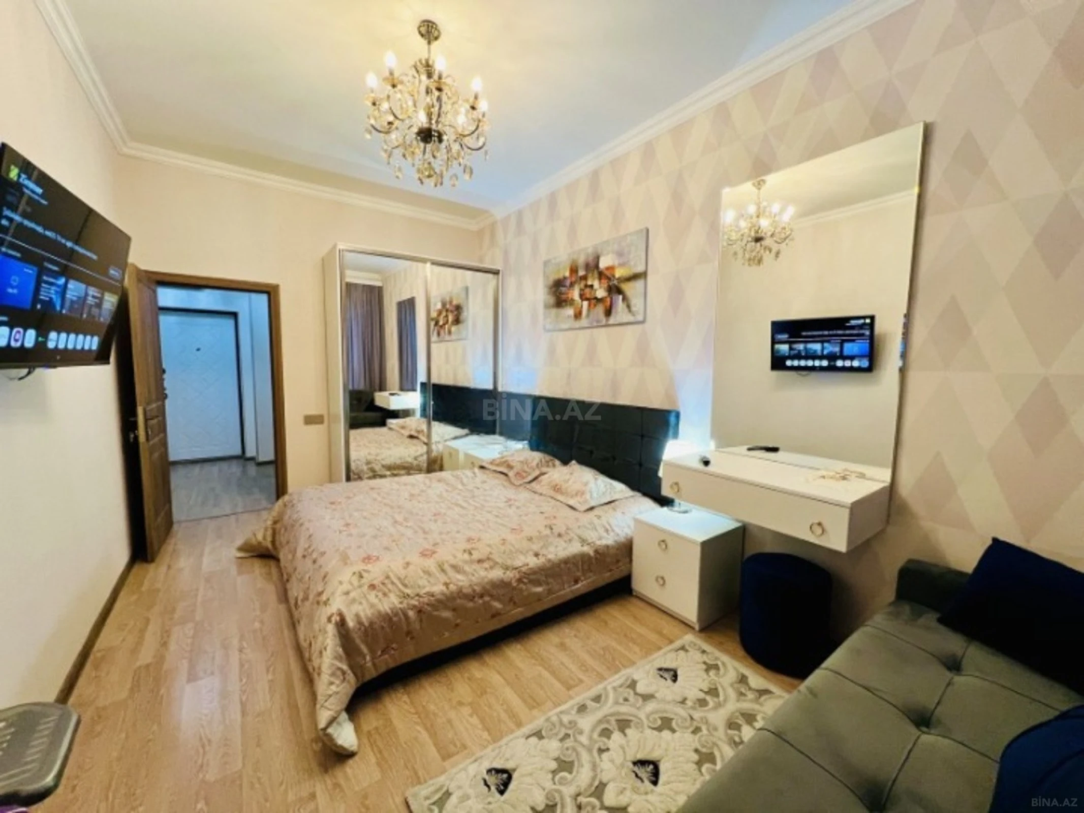 Kirayə verilir 2 otaqlı mənzil 58 m²