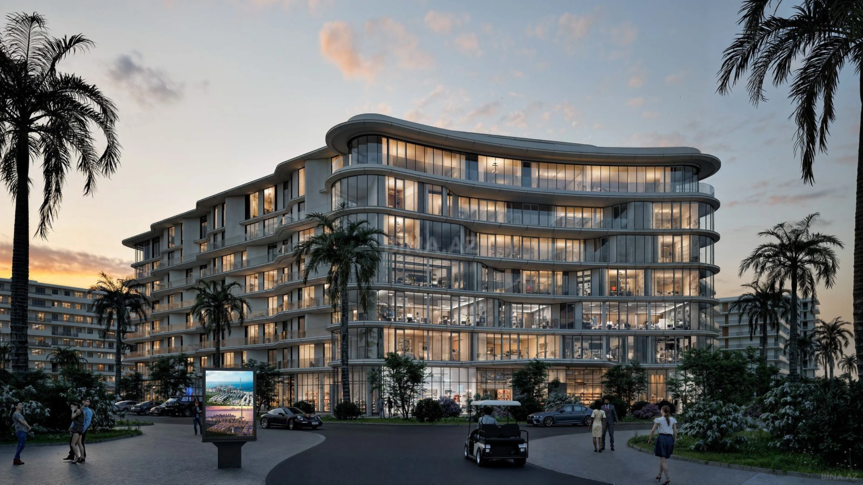 Satılır 2 otaqlı mənzil 89 m²