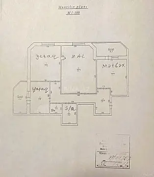 Satılır 3 otaqlı mənzil 100 m²