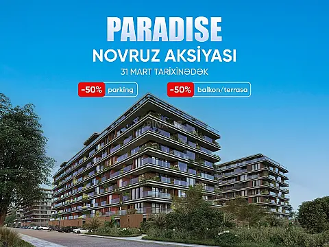 Satılır 1 otaqlı mənzil 53.7 m² — Bakı, Sea Breeze 1 otaq 53.70 m²