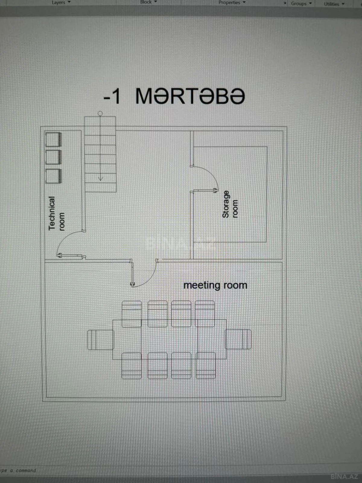 Kirayə verilir 12 otaqlı ofis 280 m²