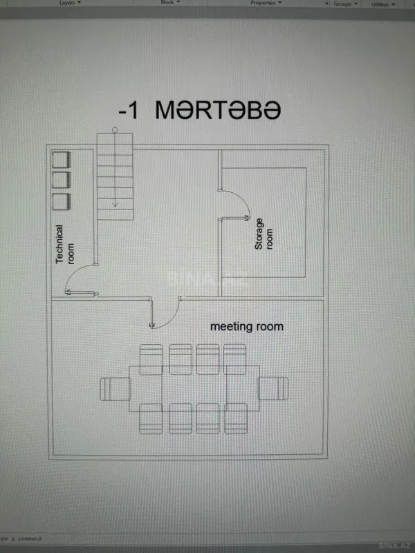 Kirayə verilir 12 otaqlı ofis 280 m²