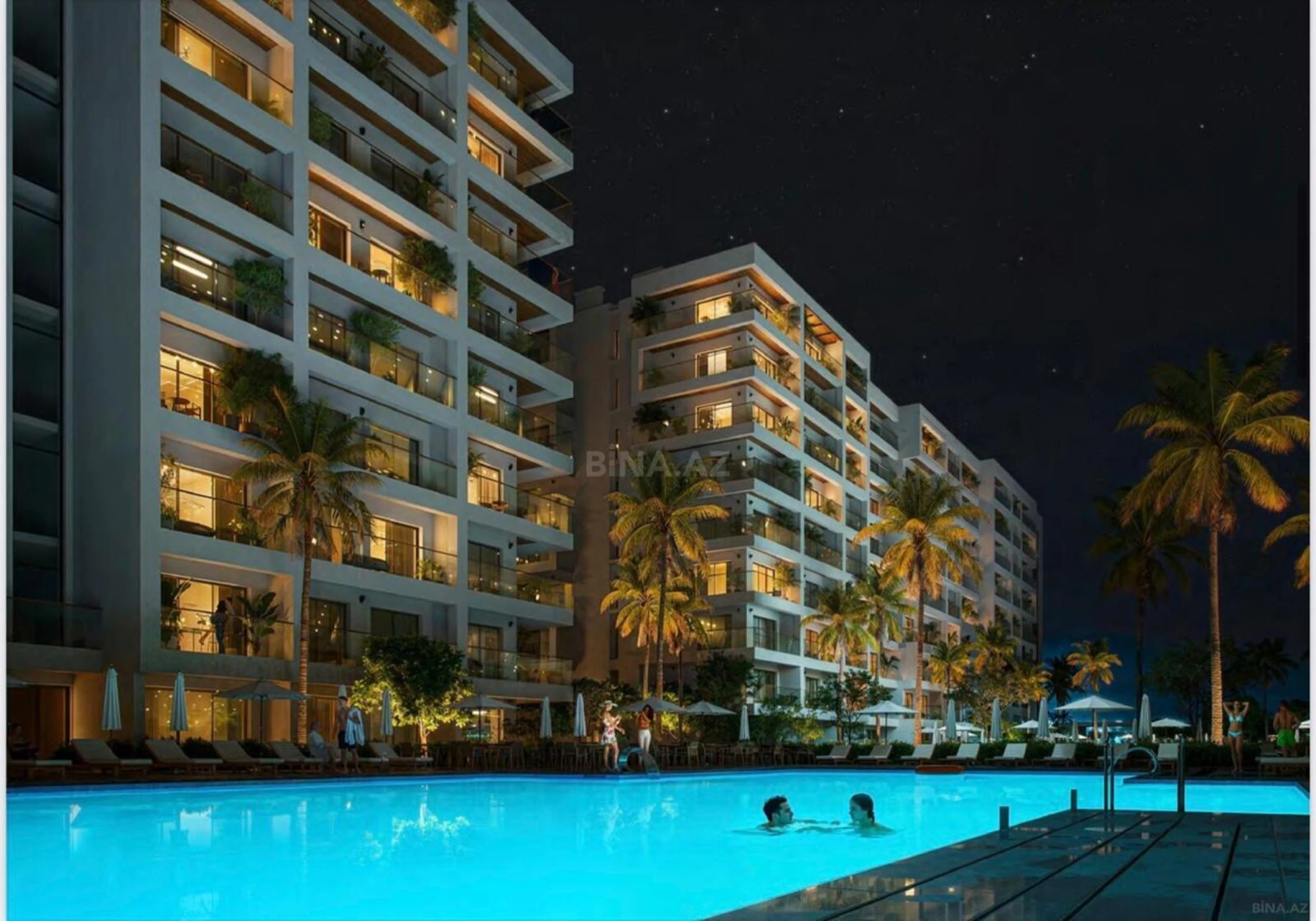 Satılır 1 otaqlı mənzil 57 m²