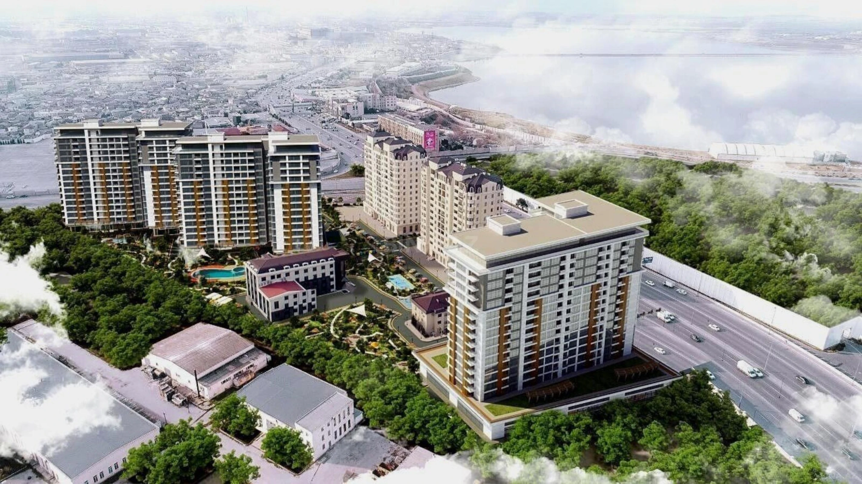 Satılır 3 otaqlı mənzil 126.7 m²