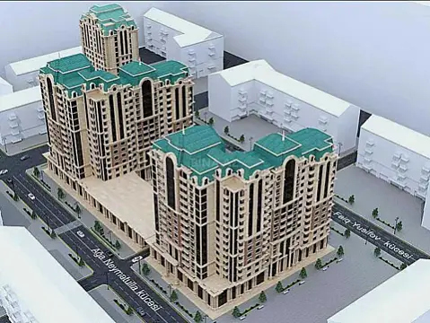 Satılır 3 otaqlı mənzil 136.4 m² — Bakı, Nərimanov 3 otaq 136.40 m²