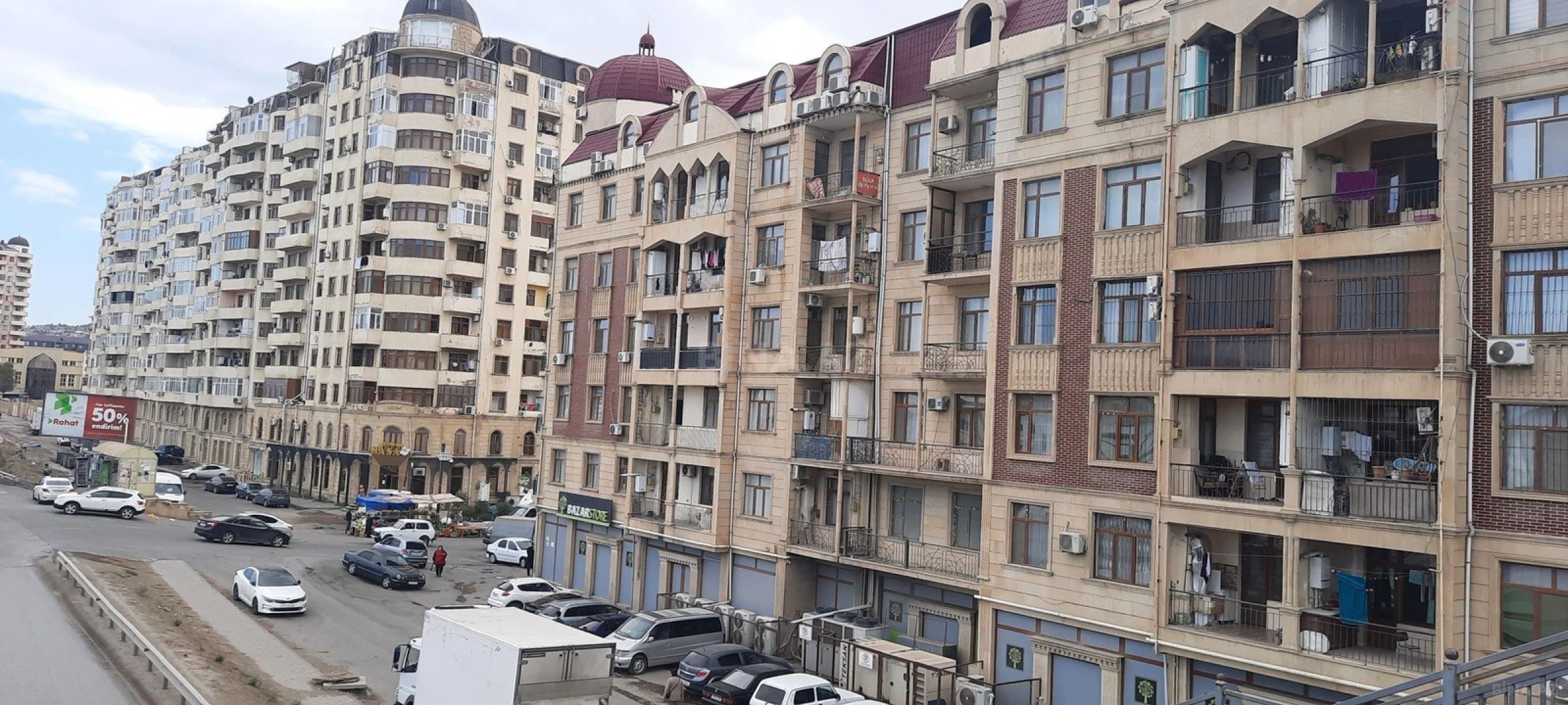 Satılır 1 otaqlı mənzil 45 m²