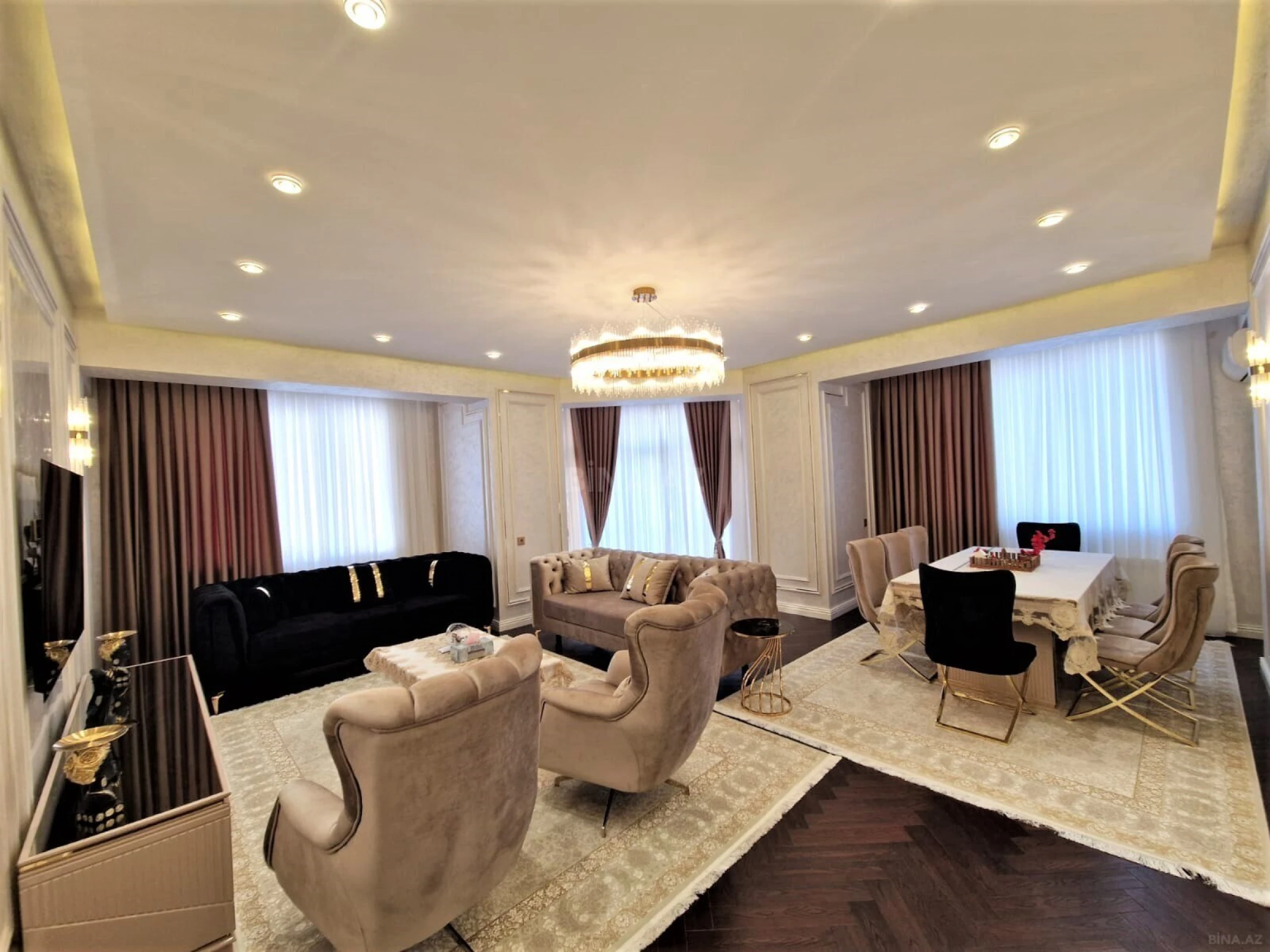 Kirayə verilir 3 otaqlı mənzil 160 m²