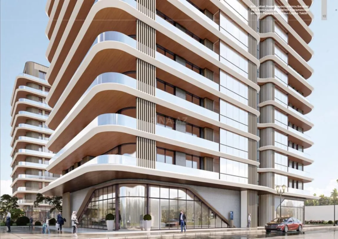 Satılır 2 otaqlı mənzil 55.8 m²