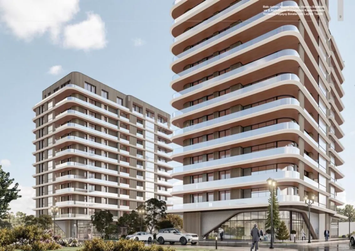 Satılır 2 otaqlı mənzil 55.8 m²