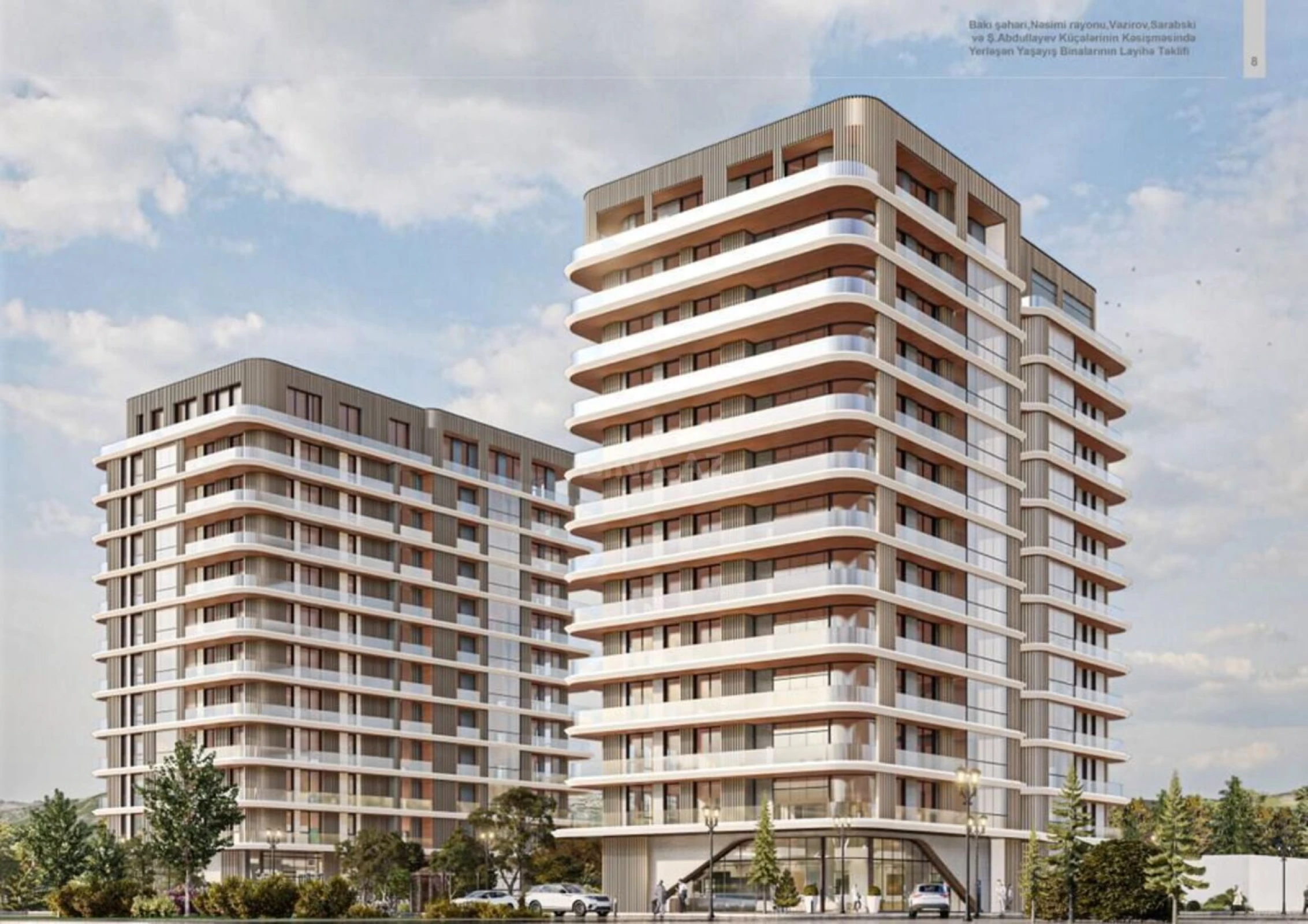 Satılır 2 otaqlı mənzil 55.8 m²