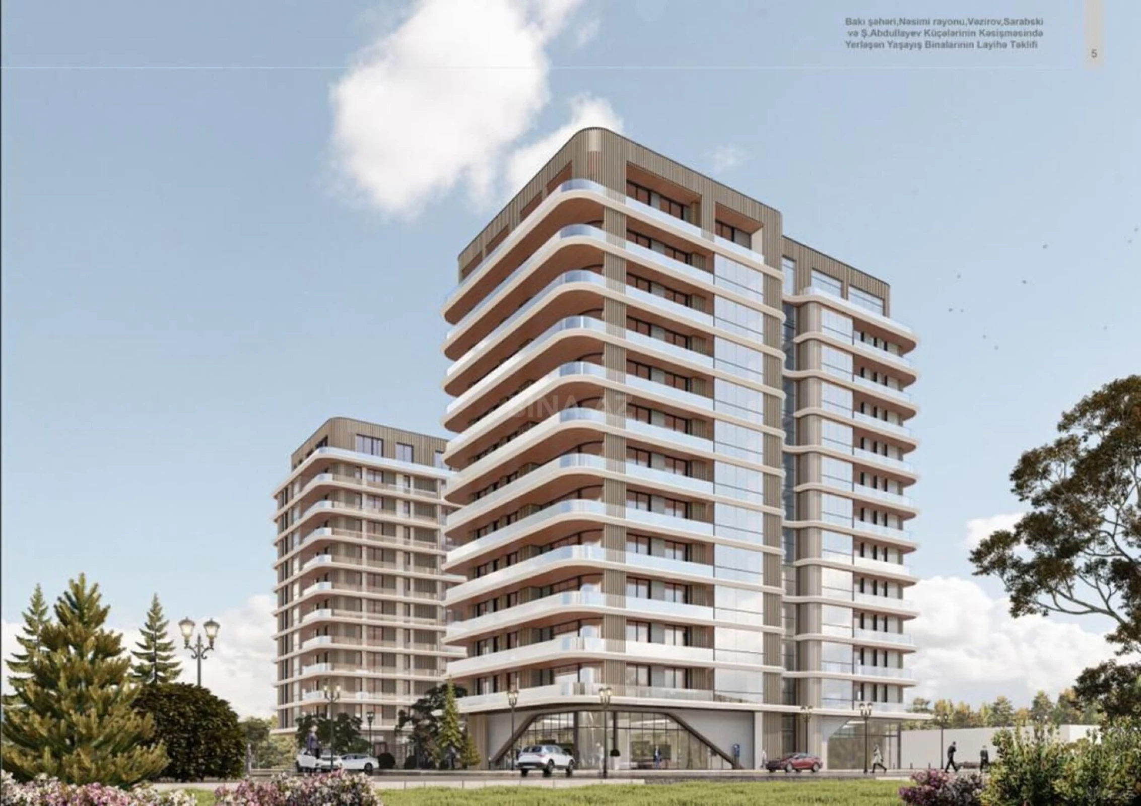 Satılır 2 otaqlı mənzil 55.8 m²