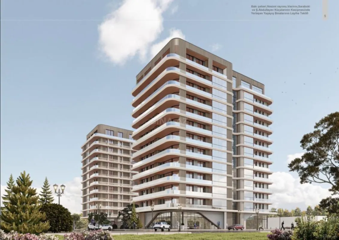 Satılır 2 otaqlı mənzil 55.8 m²