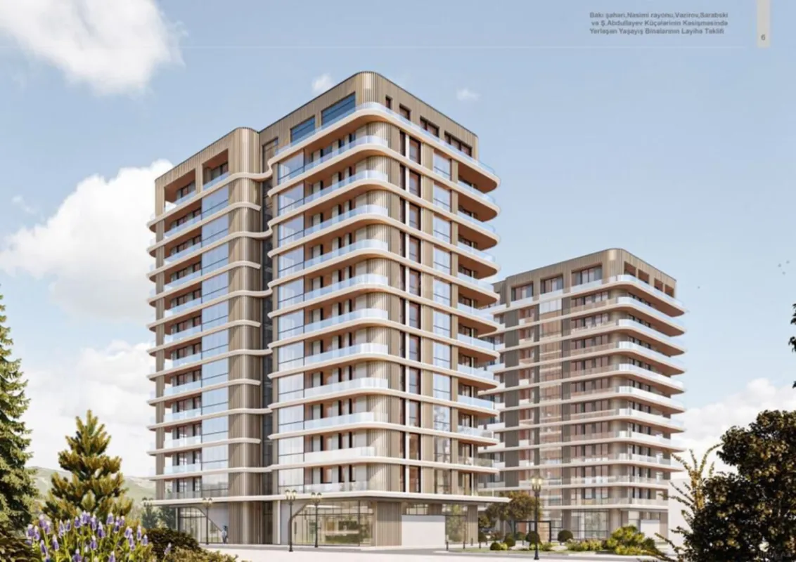 Satılır 2 otaqlı mənzil 55.8 m²