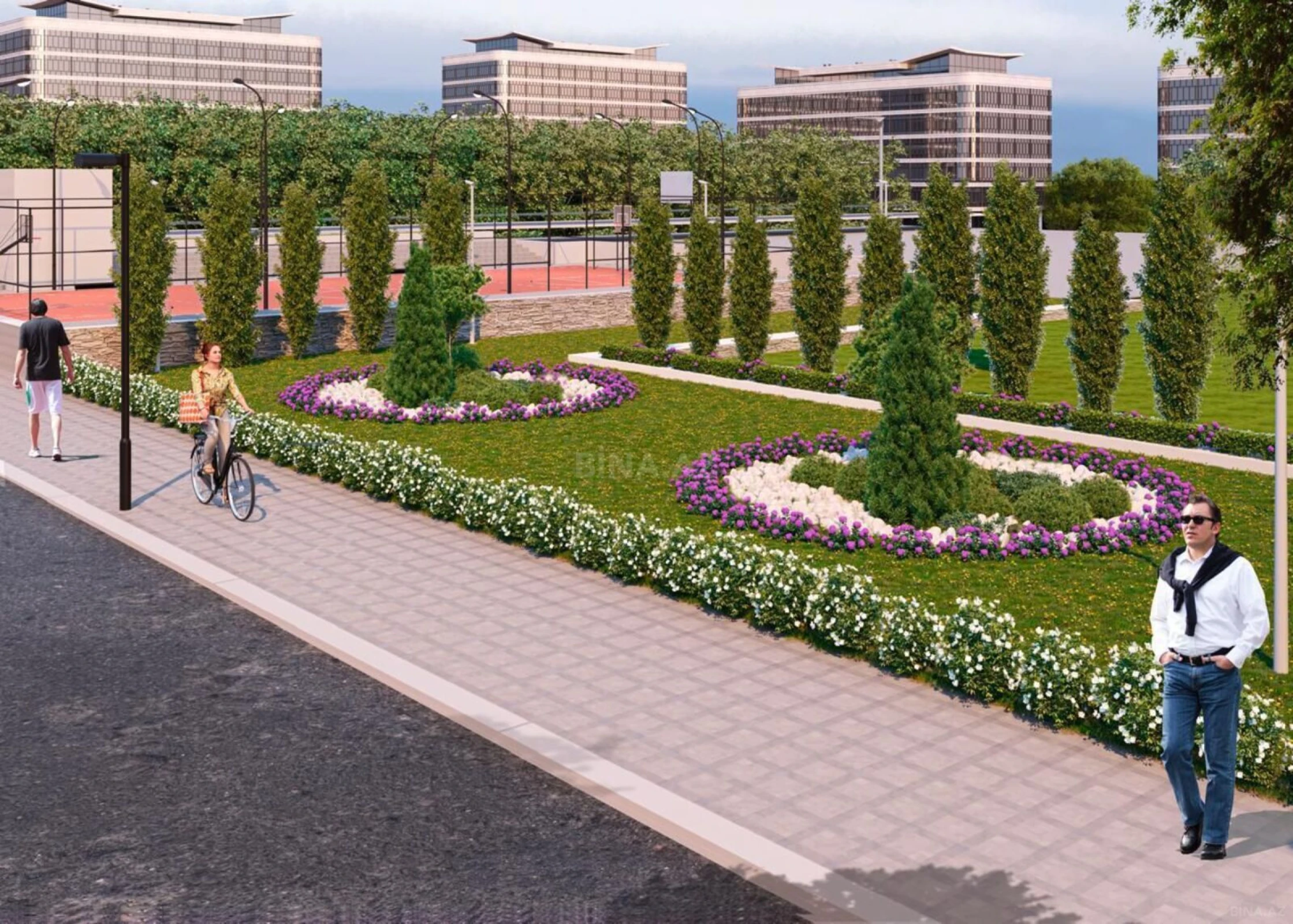 Satılır 2 otaqlı mənzil 55.8 m²