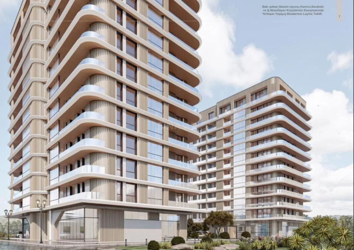 Satılır 2 otaqlı mənzil 55.8 m²