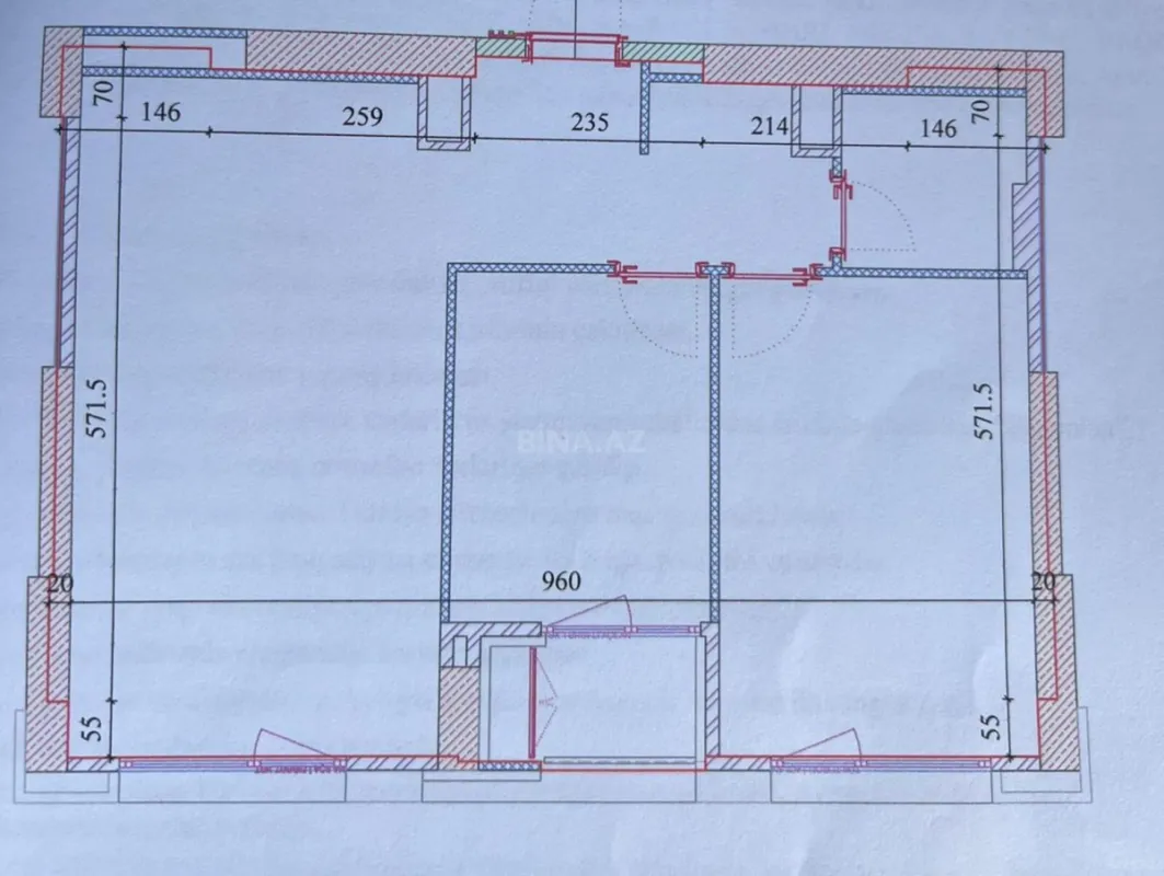 Satılır 3 otaqlı mənzil 68 m²