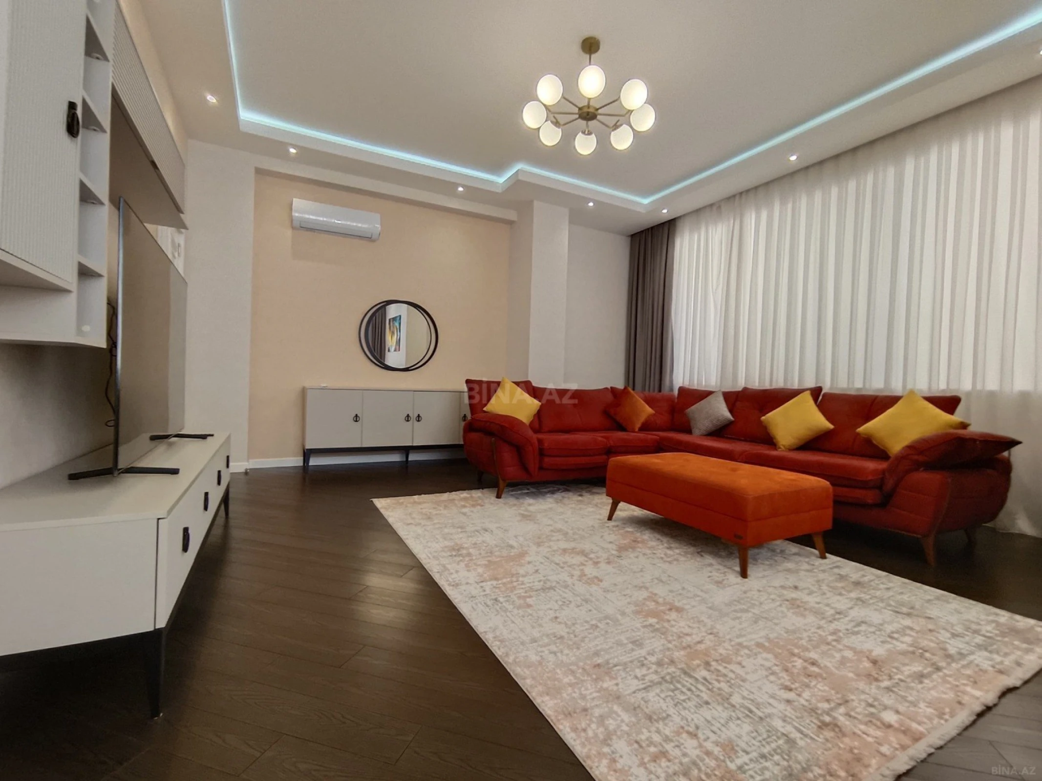 Kirayə verilir 3 otaqlı mənzil 125 m²