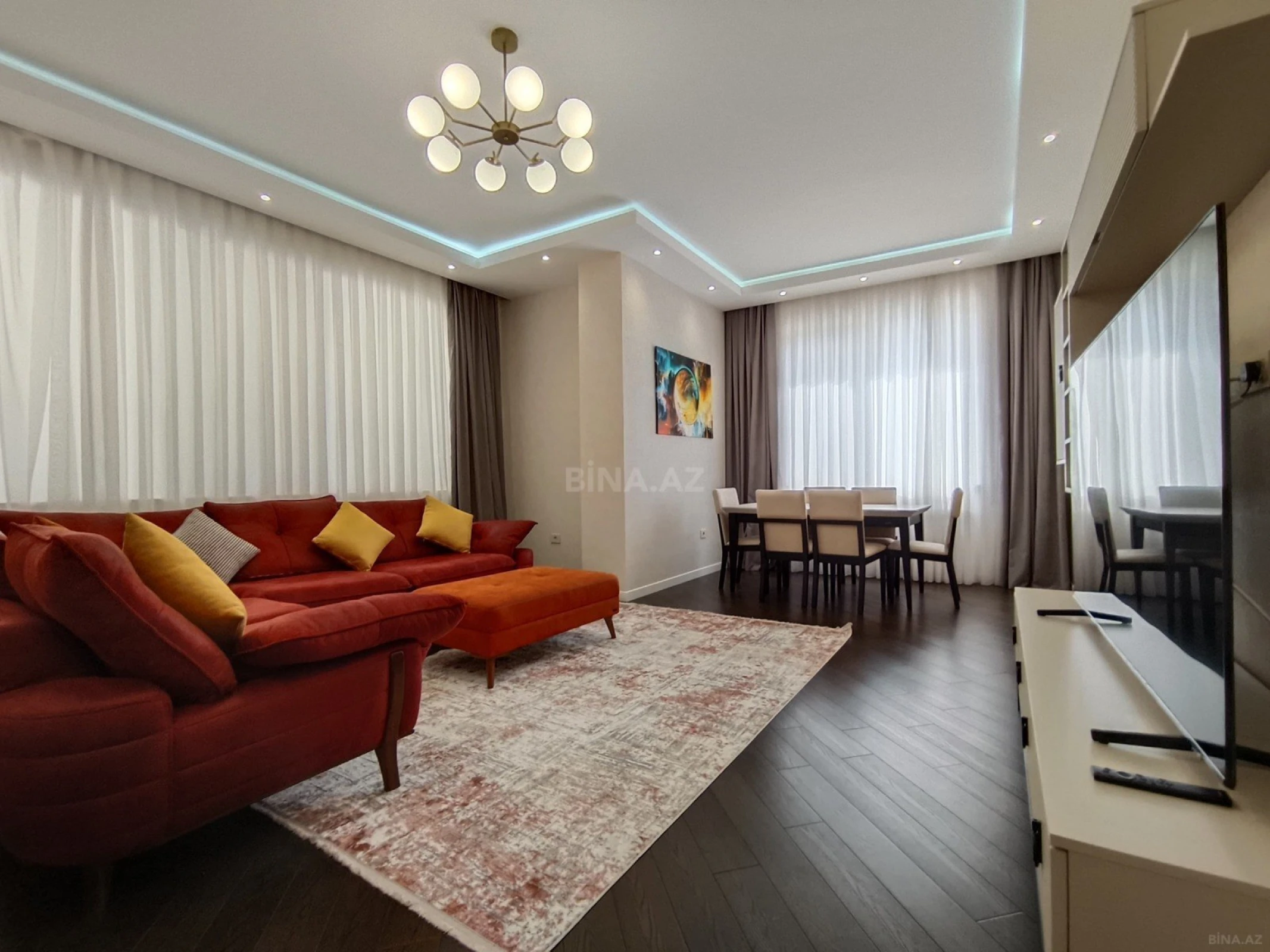 Kirayə verilir 3 otaqlı mənzil 125 m²