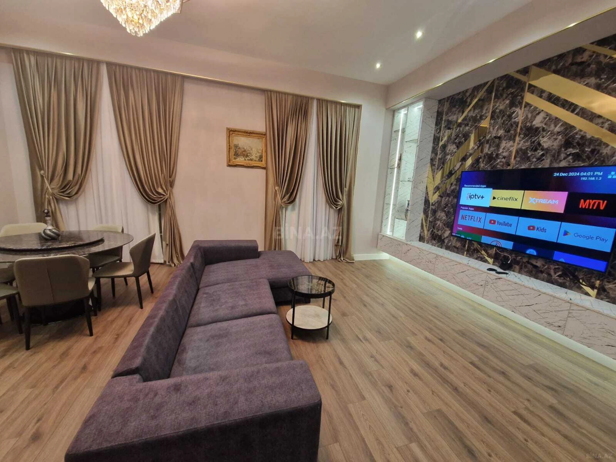Kirayə verilir 3 otaqlı mənzil 160 m²