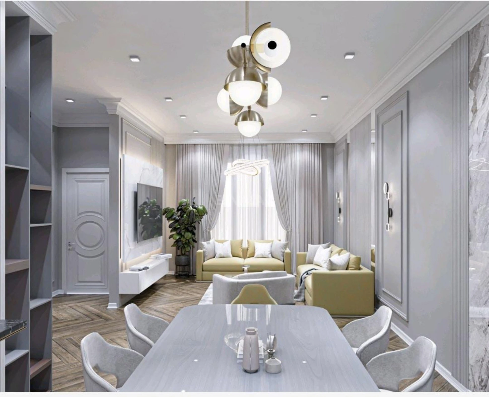 Satılır 6 otaqlı mənzil 309 m²