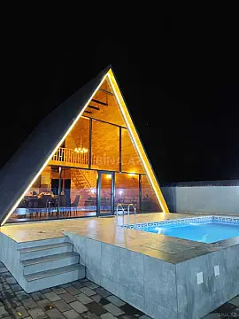 Satılır 4 otaqlı həyət evi 100 m² — Qəbələ 4 otaq 100.00 m²