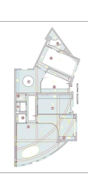 Satılır 4 otaqlı mənzil 187 m²