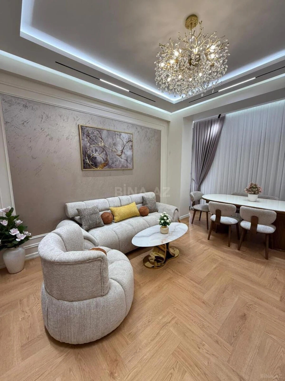 Satılır 2 otaqlı mənzil 68 m²