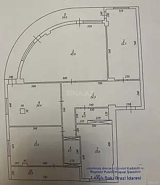 Satılır 4 otaqlı mənzil 204 m²