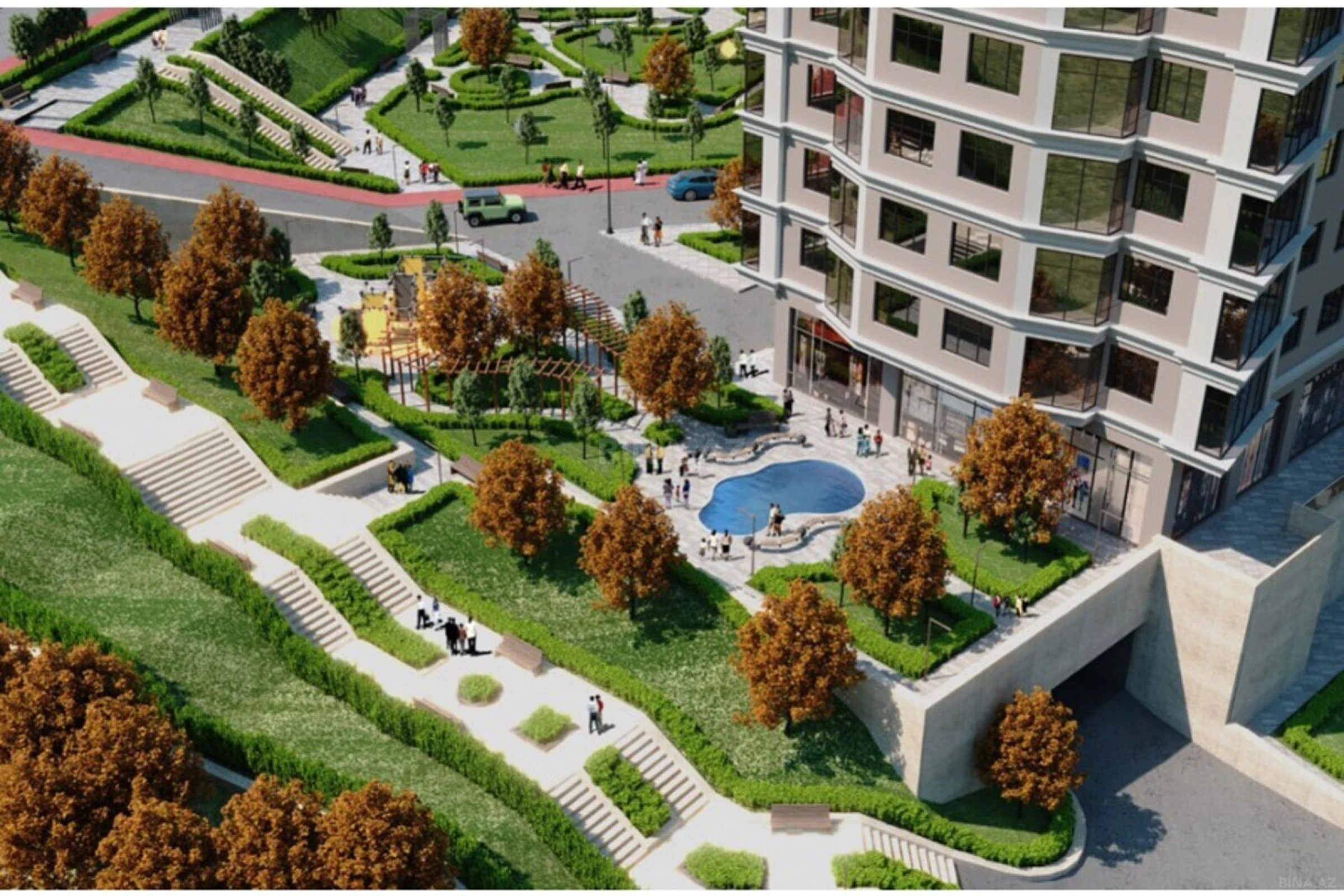 Satılır 2 otaqlı mənzil 98 m²