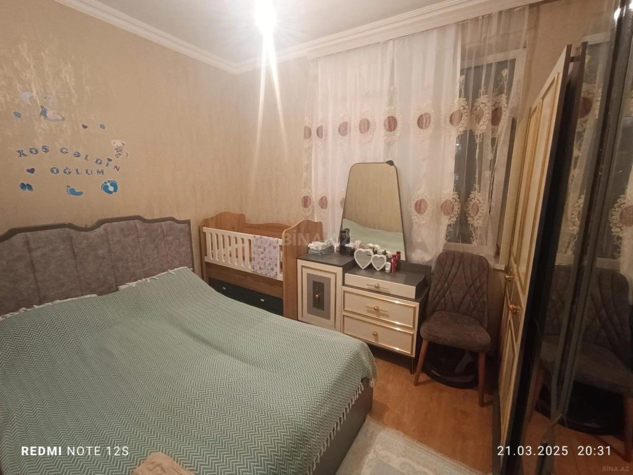 Satılır 2 otaqlı mənzil 65 m²